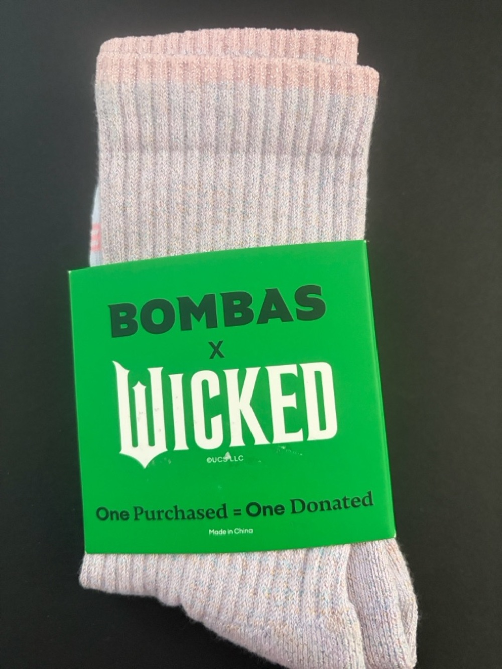 Bombas Wicket Quarter Socks Calf/Crew Pastel Sparkle Sold Out New w/tags Small - Picture 2 of 6
